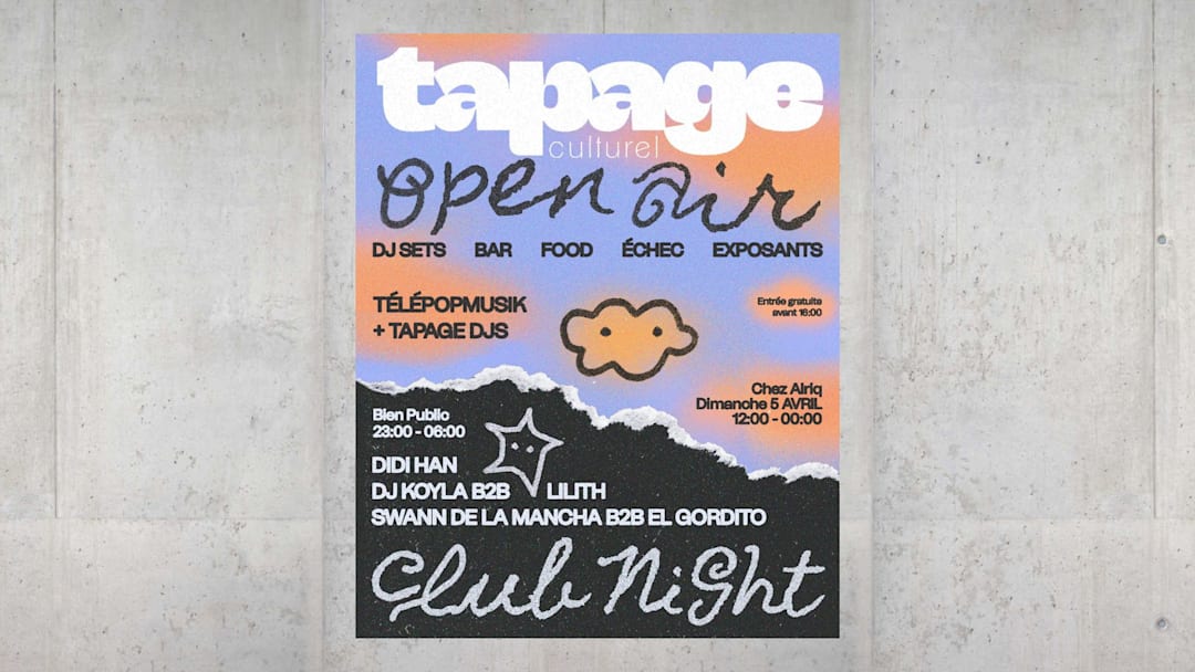 Tapage Culturel // DOUBLE FORMAT : Chez Alriq + Bien Public