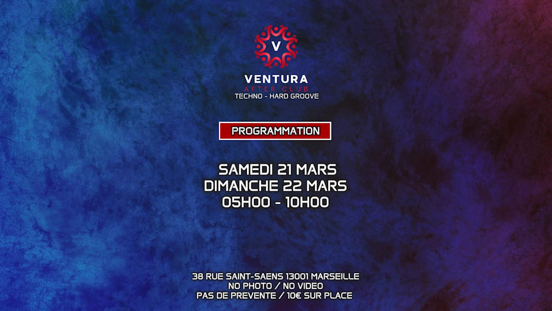 VENTURA AFTER TECHNO w/ BENZØ, LEKO & JASON CASE