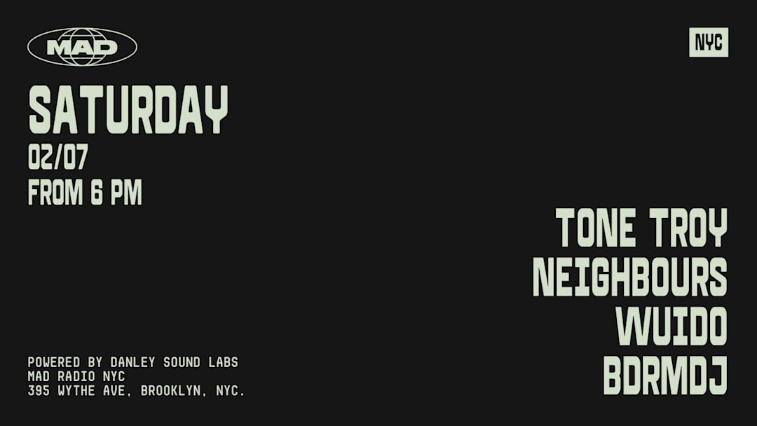 Tone Troy, Neighbours, Wuido, bdrmDJ