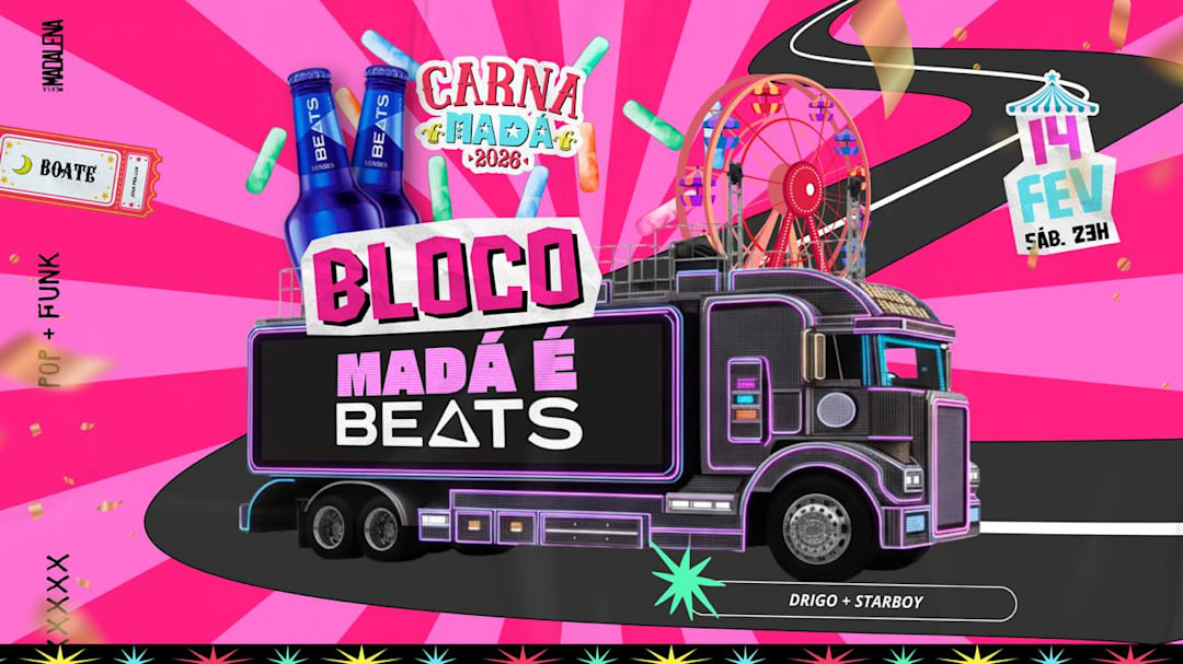 BLOCO MADA É BEATS | POP | SABADO | CARNA MADA | NOTURNO