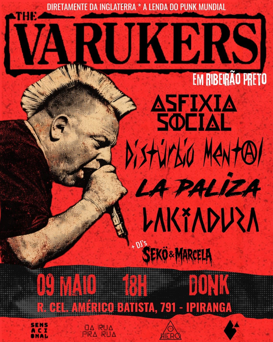 The Varukers (UK) em Ribeirão Preto