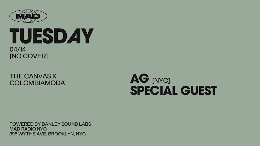 The Canvas x ColombiaModa: AG[nyc] / SPECIAL GUEST