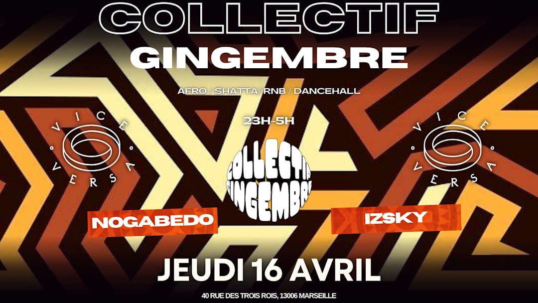 Couverture officielle de l'événement COLLECTIF GINGEMBRE : NOGA BEDO + IZKY