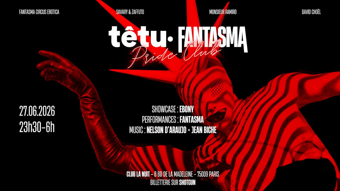 TÊTU FANTASMA - PRIDE CLUB