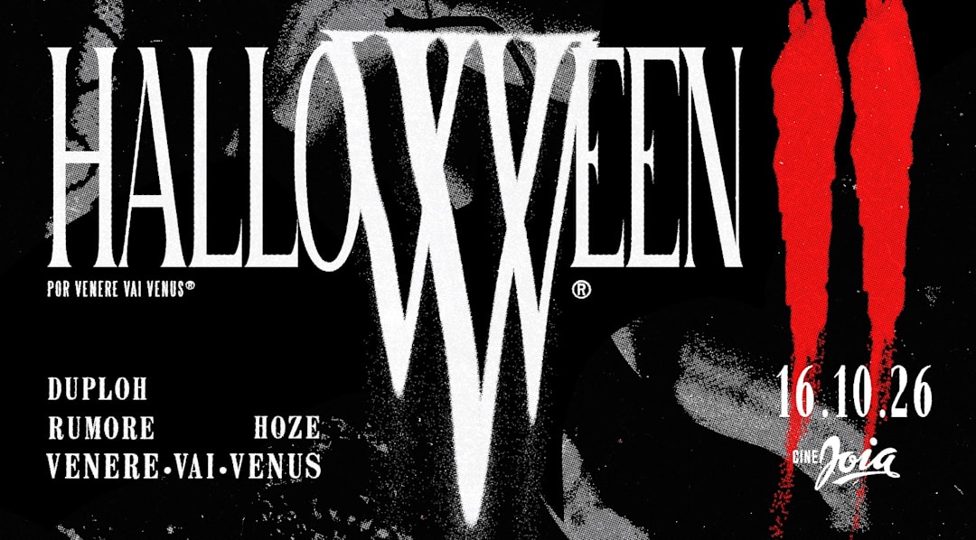 Venere Vai Venus: HalloVVVeen no Cine Joia