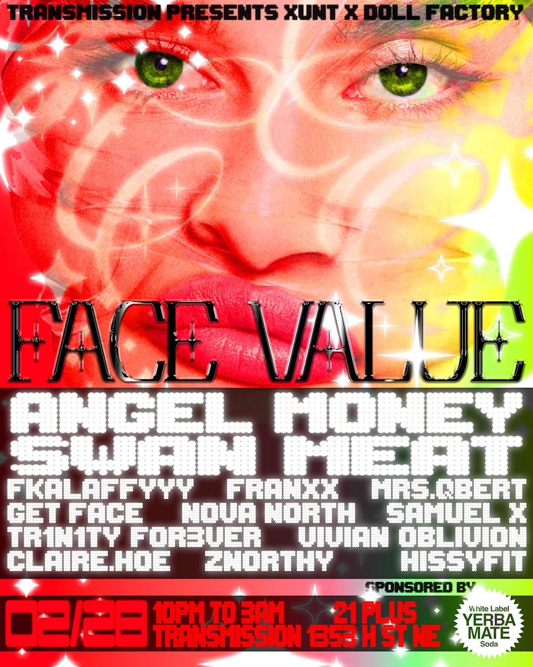 XUNT x Doll Factory: ANGEL MONEY, FRANXX (LIVE), SWAN MEAT