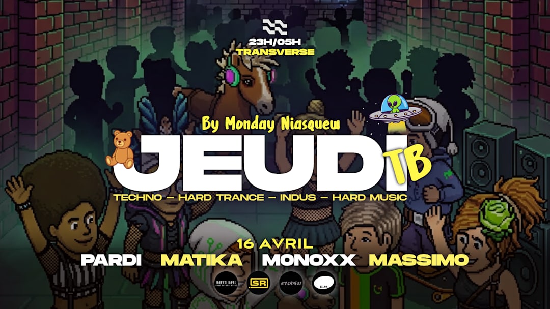 Officiële cover van het evenement JEUDI TB ! - (16 Avril)