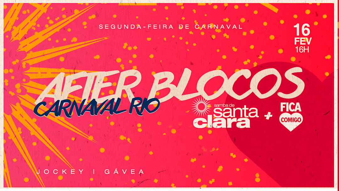 AfterBlocos 2026 | Fica Comigo & Santa Clara & Friends