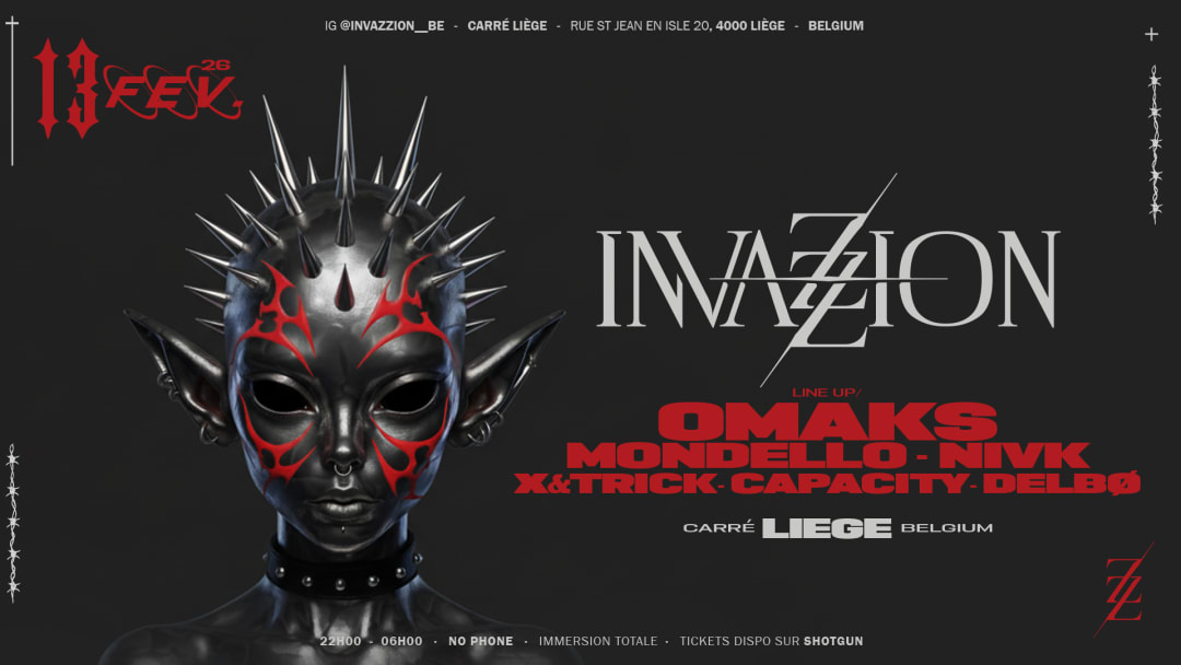 INVAZZION —  360° STAGE —  Liège