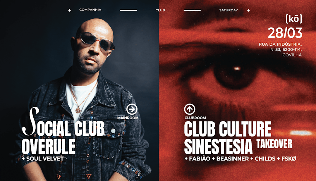 Social Club w/ Dj Overule / Sinestesia Takeover