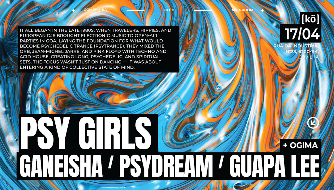 PSY GIRLS — Ganeisha + Psydream & more / 17 Abril