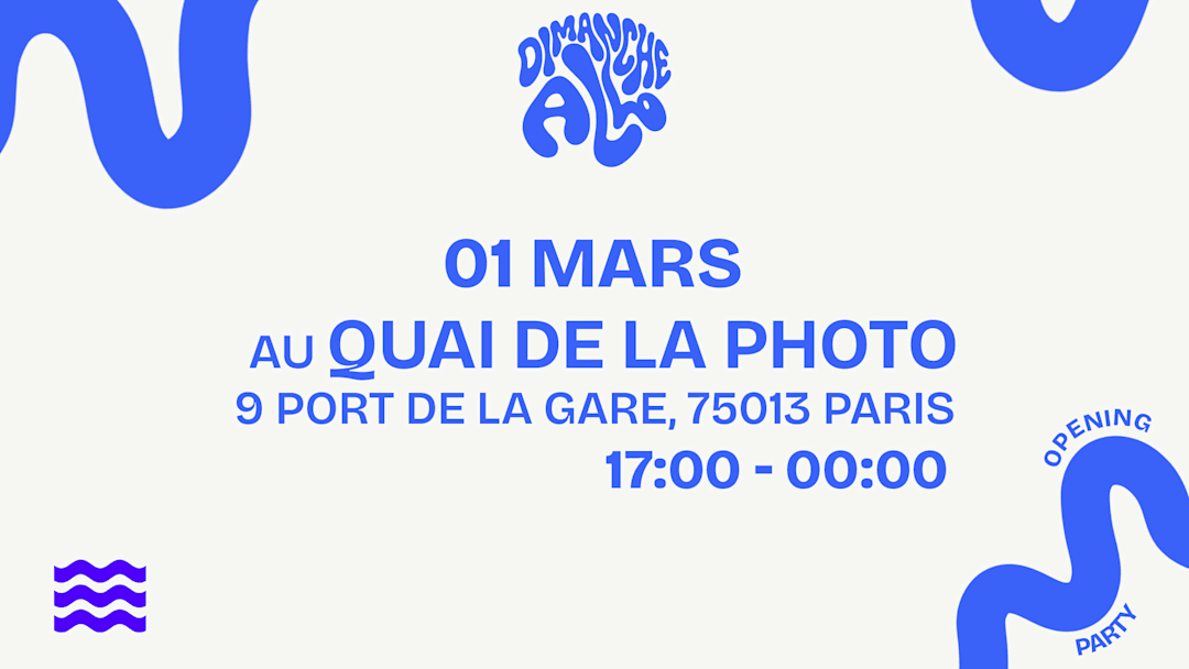 Dimanche Allo | 1 Mars @ Quai de la Photo