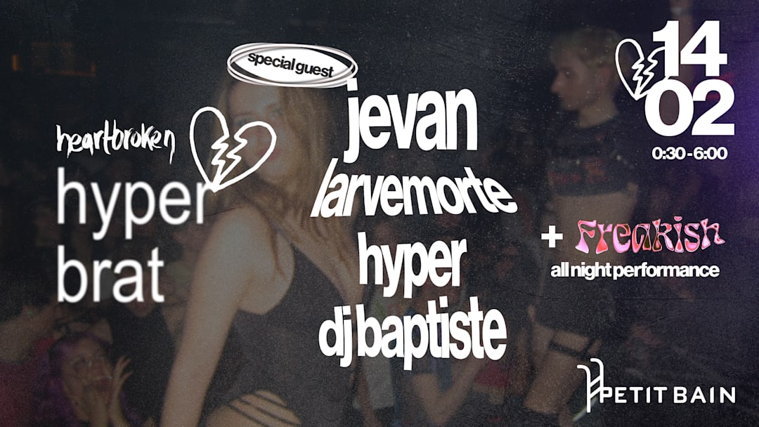 Heartbroken Hyperbrat : hyperpop to techno + Freakish