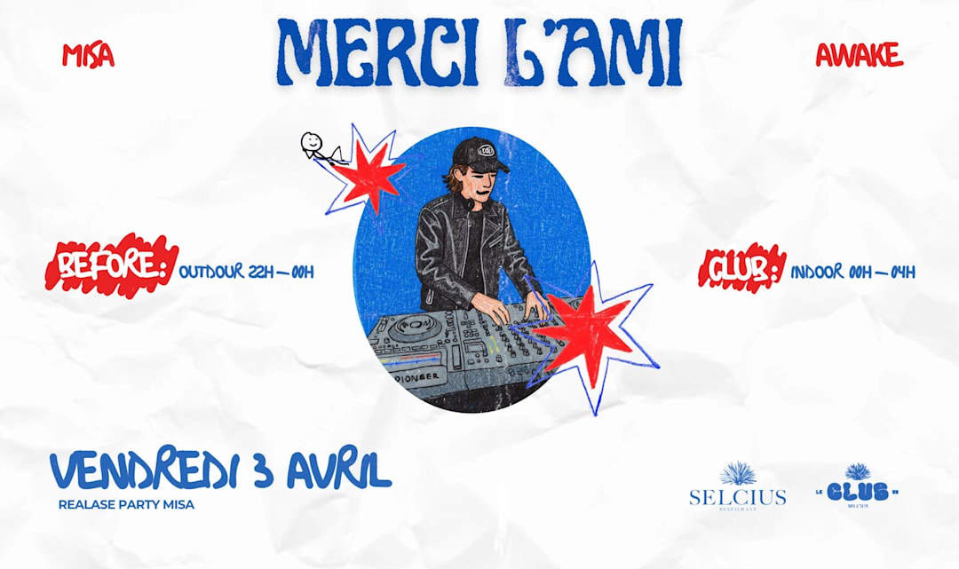 Official cover of the event MERCI L’AMI