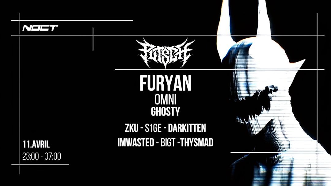 Offizielles Cover des Events PUTSCH : Furyan - ZKU - Omni - Ghosty & More