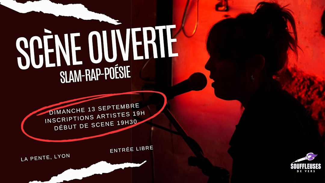 SCÈNE OUVERTE :  Slam, Rap & Poésie