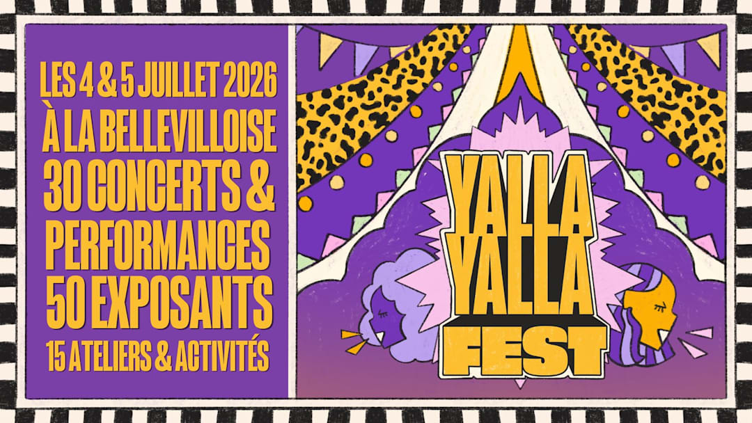 Cartel oficial del evento YALLÄ YALLÄ FEST - 04 & 05 JUILLET 2026