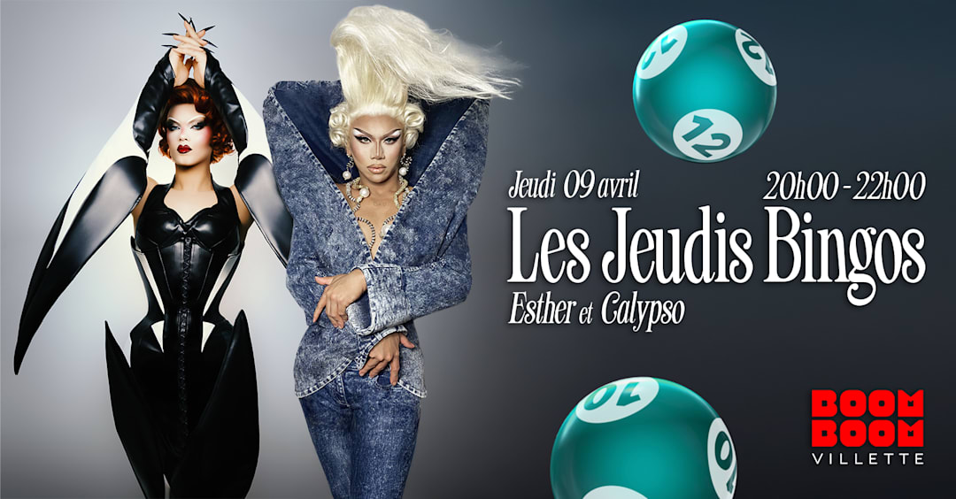 Offizielles Cover des Events BINGO DRAG : Esther & Calypso