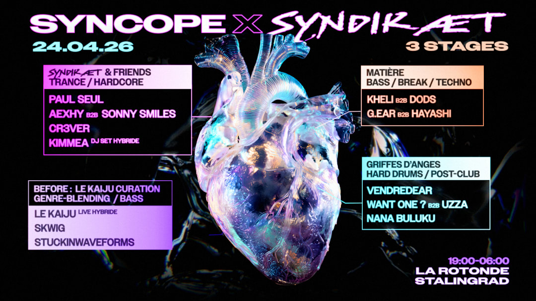 SYNCOPE X SYNDIKAET : Paul Seul, Le Kaiju, Griffes d’Anges