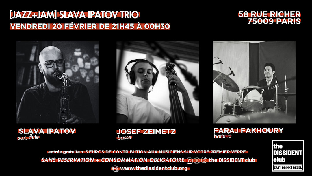 [JAZZ+JAM] Slava Trio