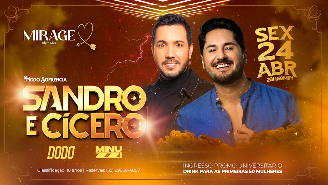 Sandro & Cícero no Modo Sofrência da Mirage
