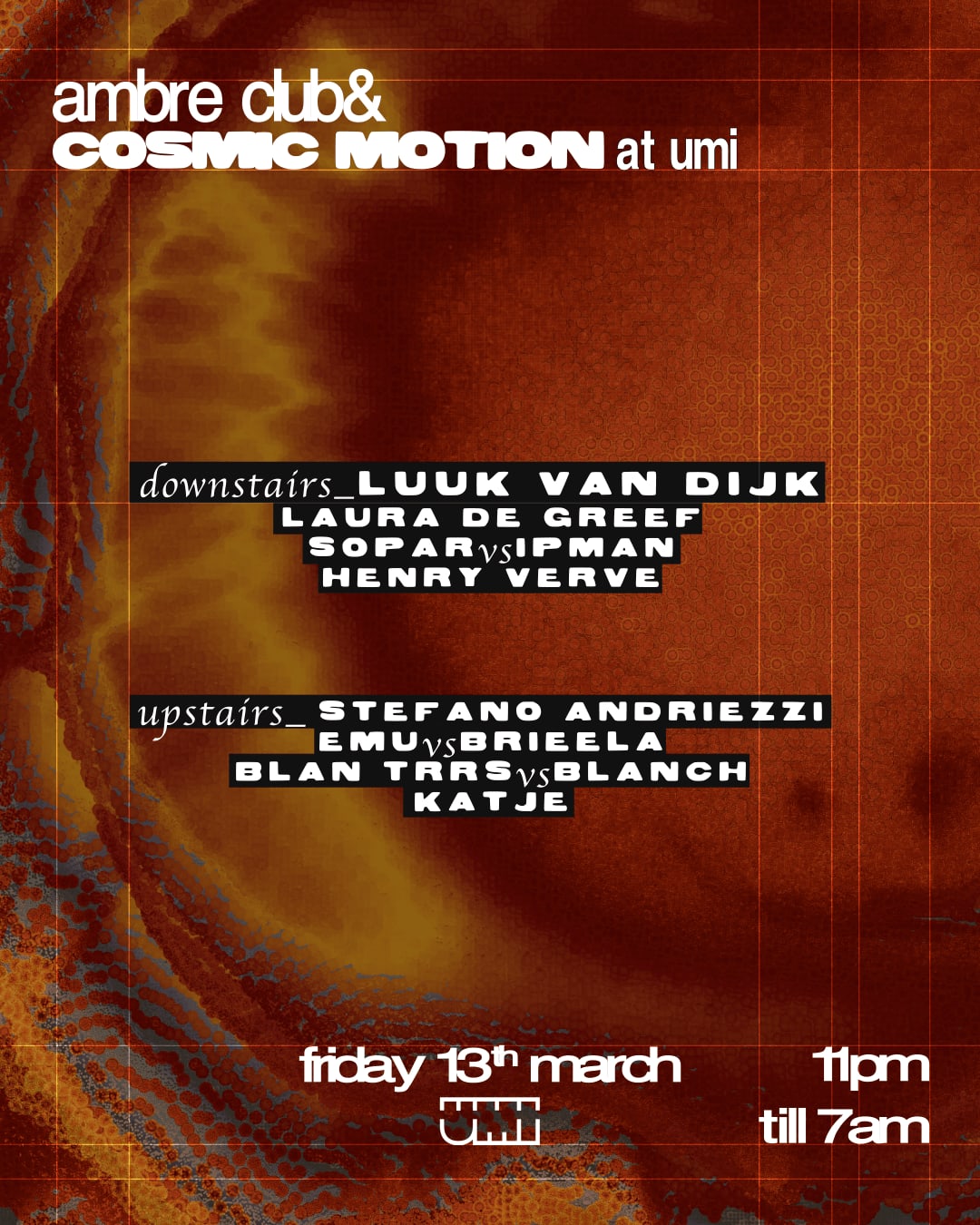 Ambre Club & Cosmic Motion present: