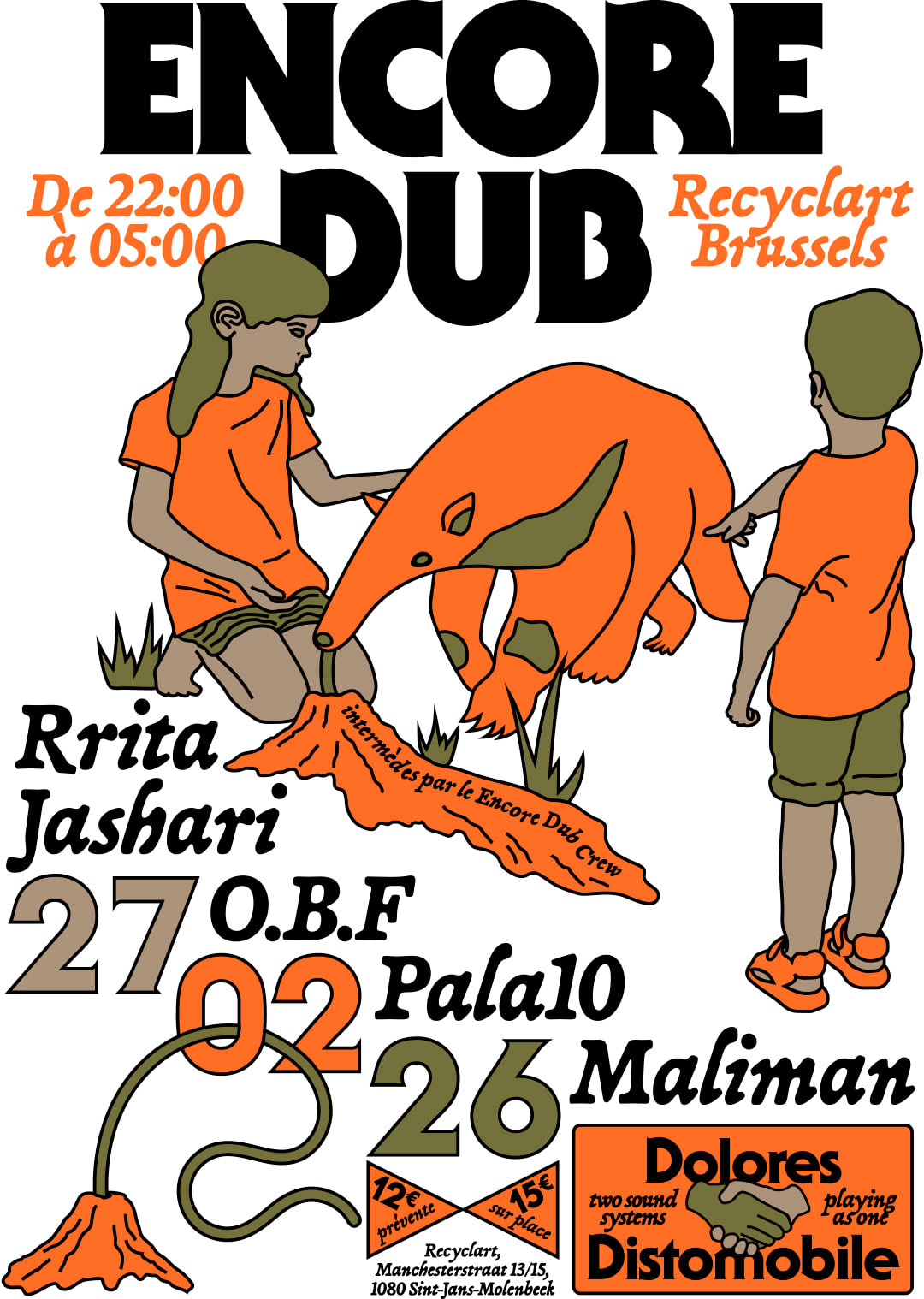 ENCORE DUB #3 : O.B.F, Rrita Jashari, PALA10, Maliman