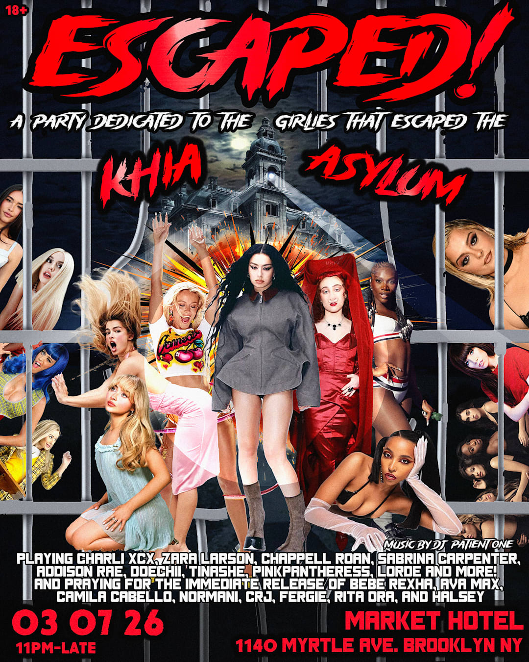 ESCAPED! A POP PARTY DEDICATED TO KHIA ASYLUM ESCAPEES