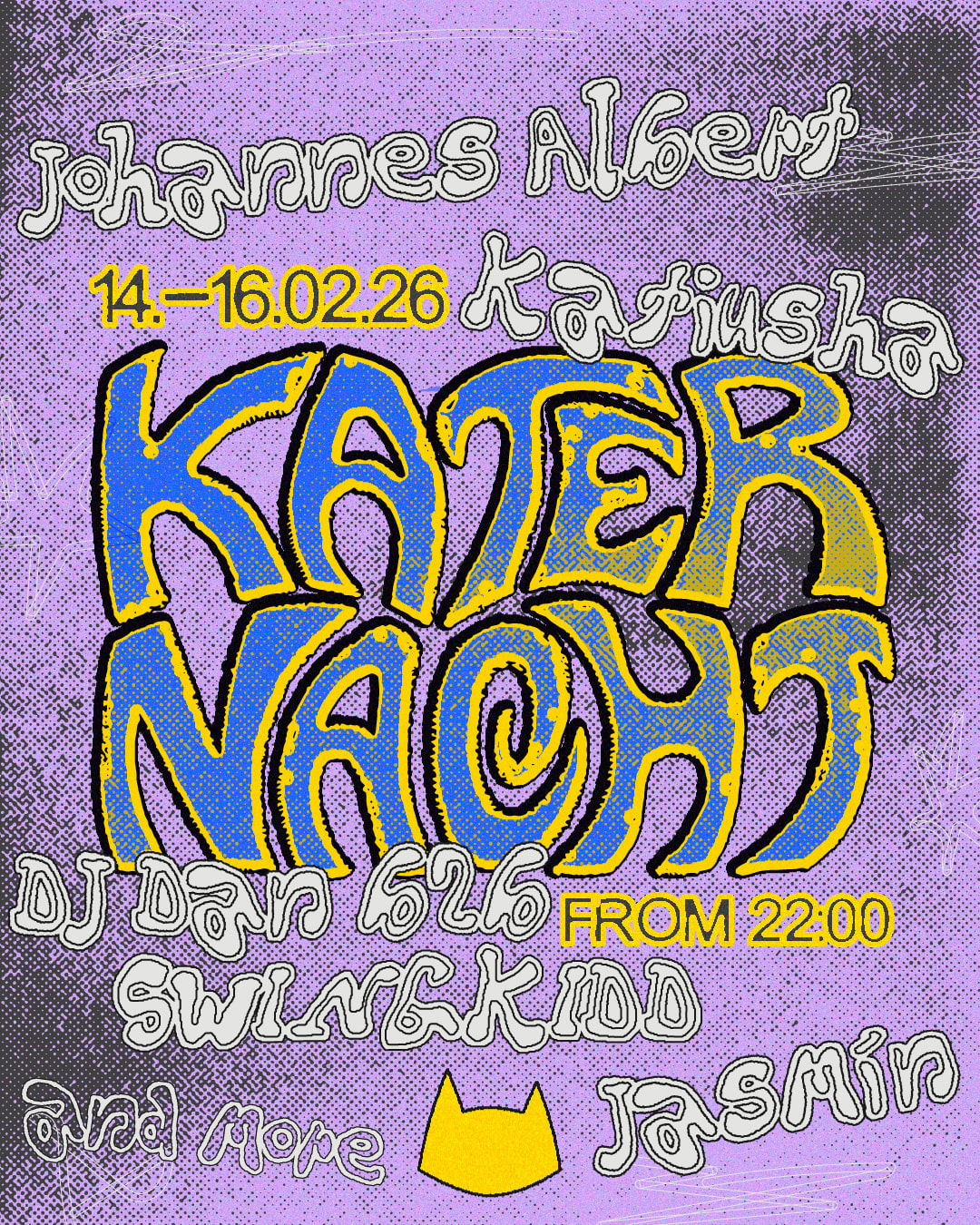 Katernacht with DJ Dan b2b SWINGKIDD, Johannes Albert, Jasmín, Katiusha + more