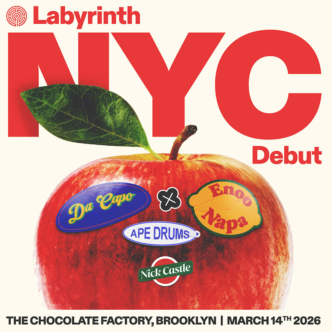 Labyrinth NYC debut: Da Capo x Enoo Napa, Ape Drums, Nick Castle