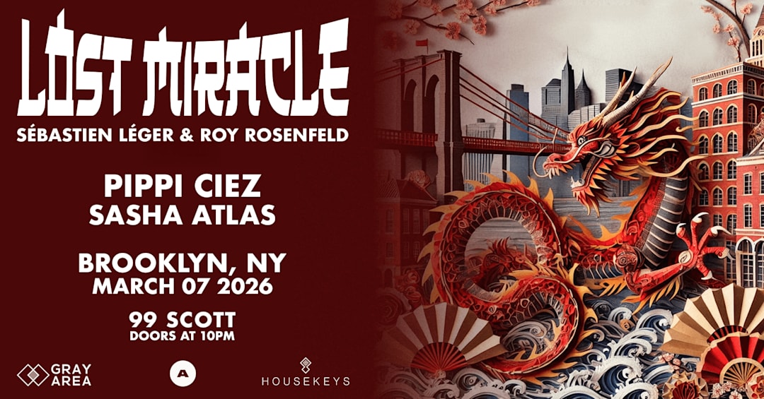 Official cover of the event Lost Miracle: Sébastien Léger x Roy Rosenfeld at 99 Scott