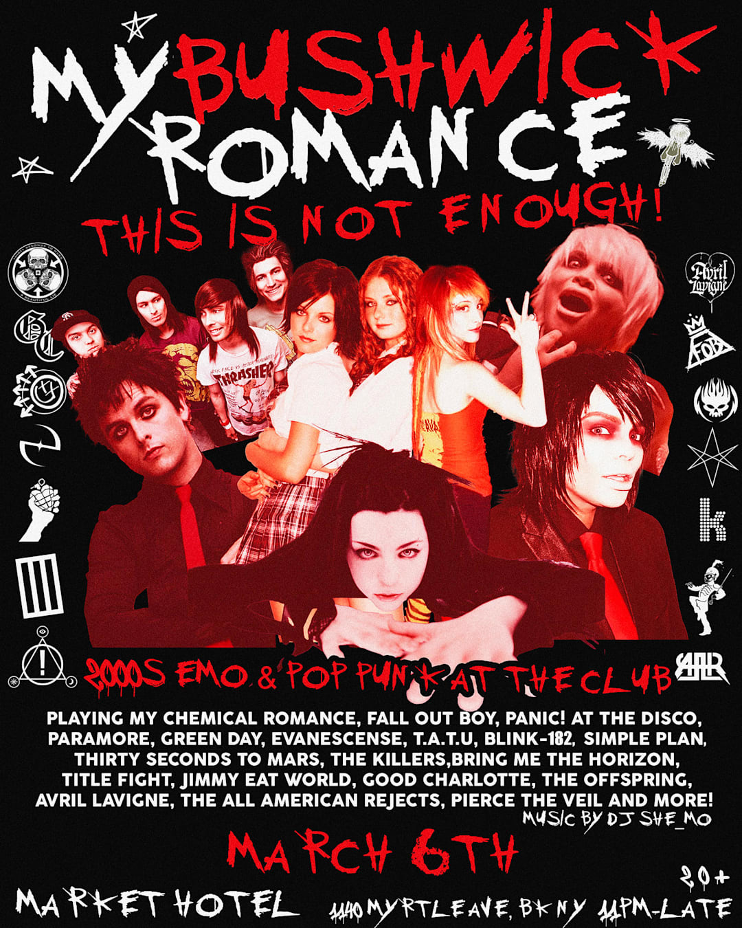 MY BUSHWICK ROMANCE: 2000's emo and pop punk at the club