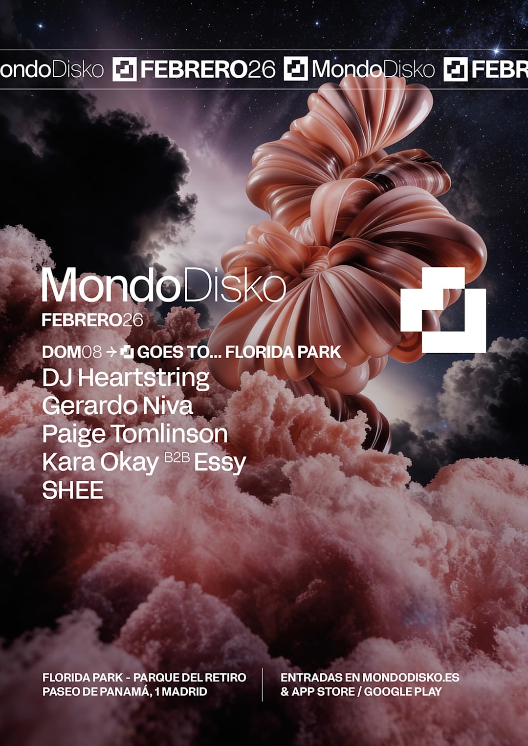 Mondo Goes To Florida: DJ Heartstring / Gerardo Niva /Paige Tomlinson /Kara Okay B2B Essy /SHEE