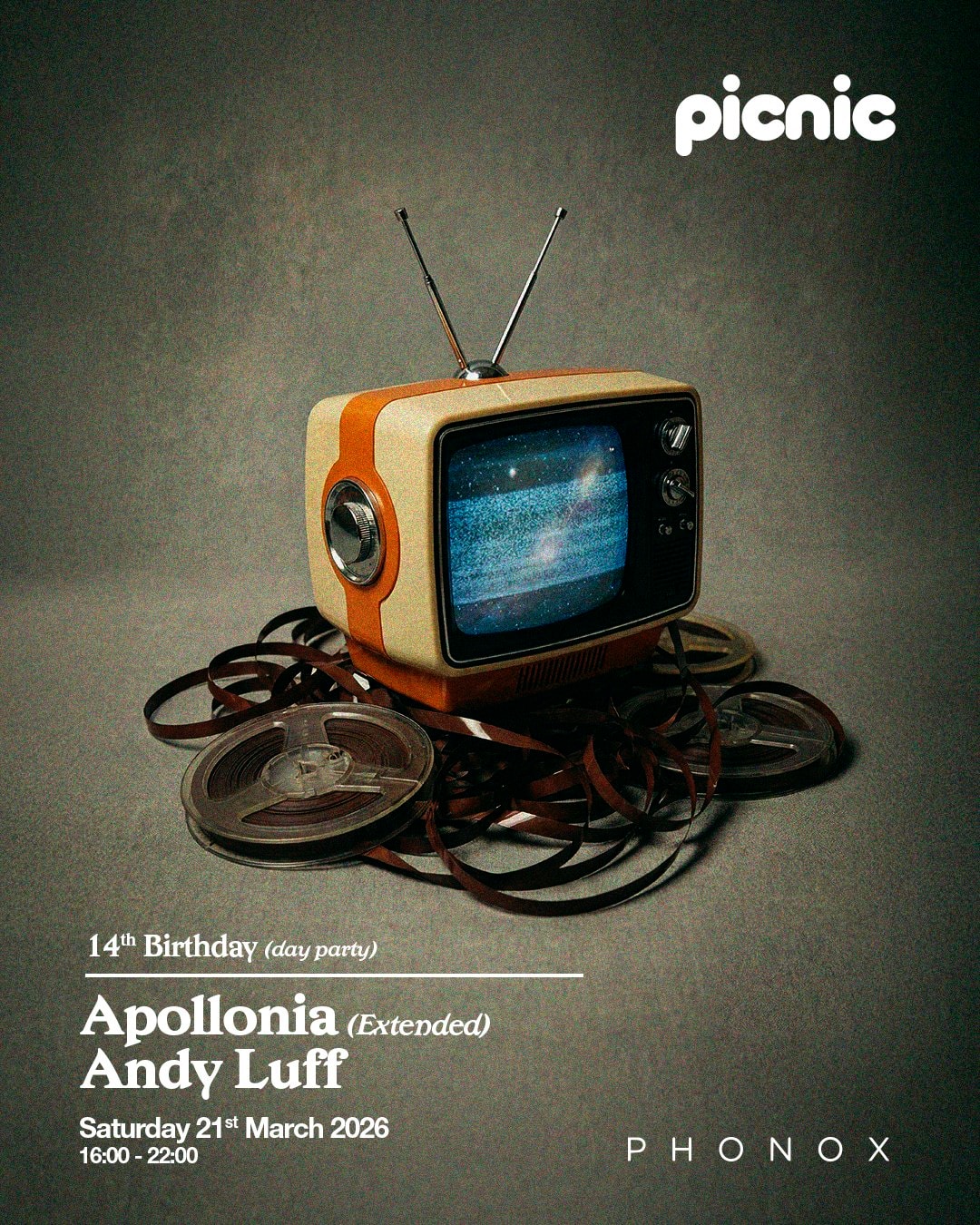 Picnic 14th Birthday: Apollonia (Extended Set) & Andy Luff
