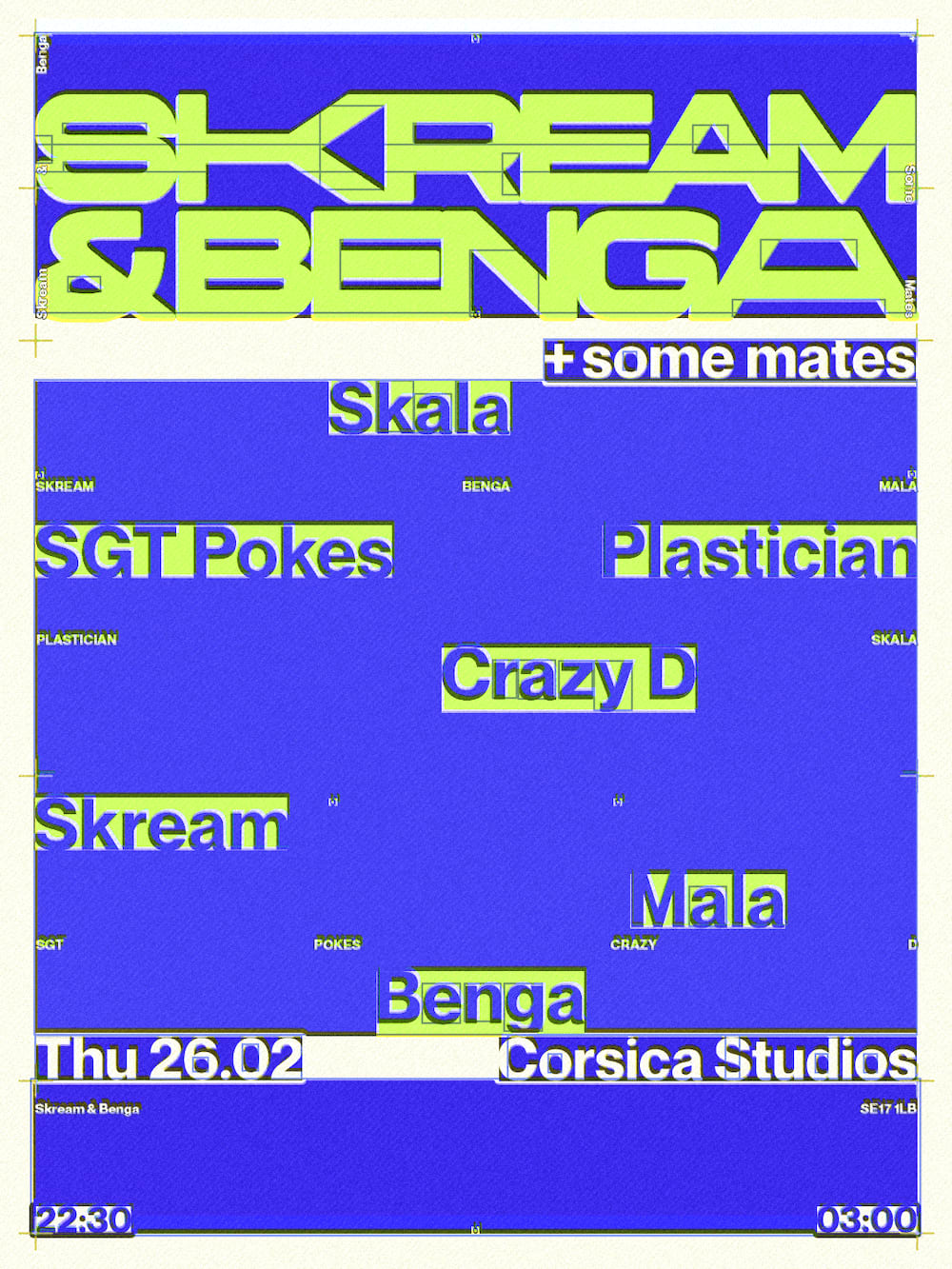 Skream & Benga and some mates **SOLD OUT**