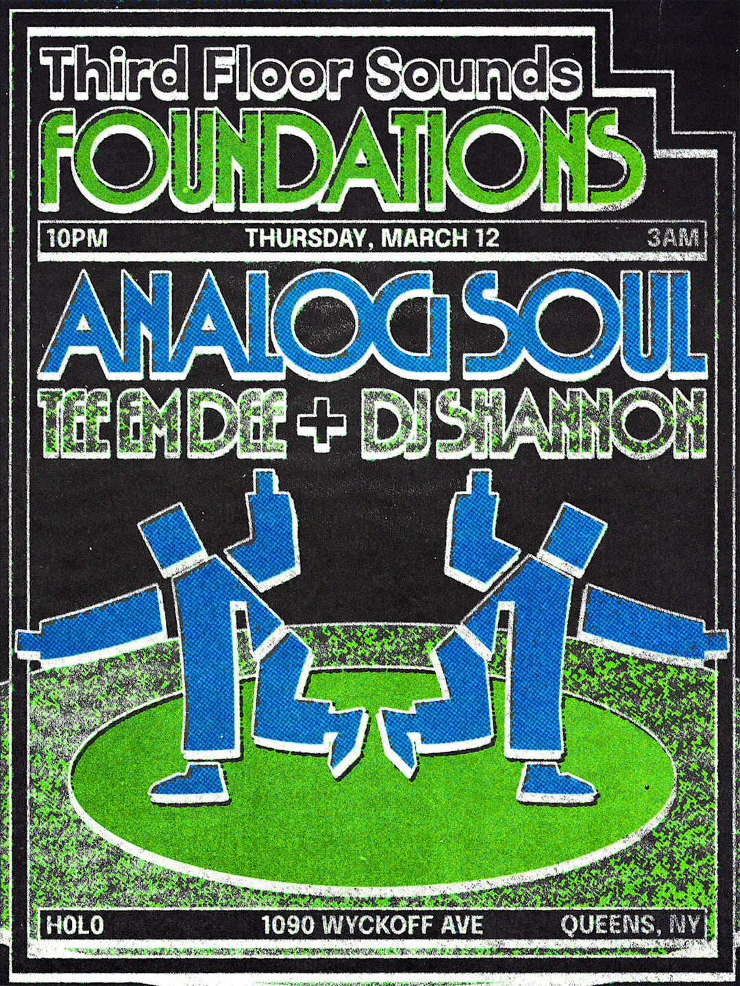 Cartel oficial del evento Third Floor Sounds: Foundations