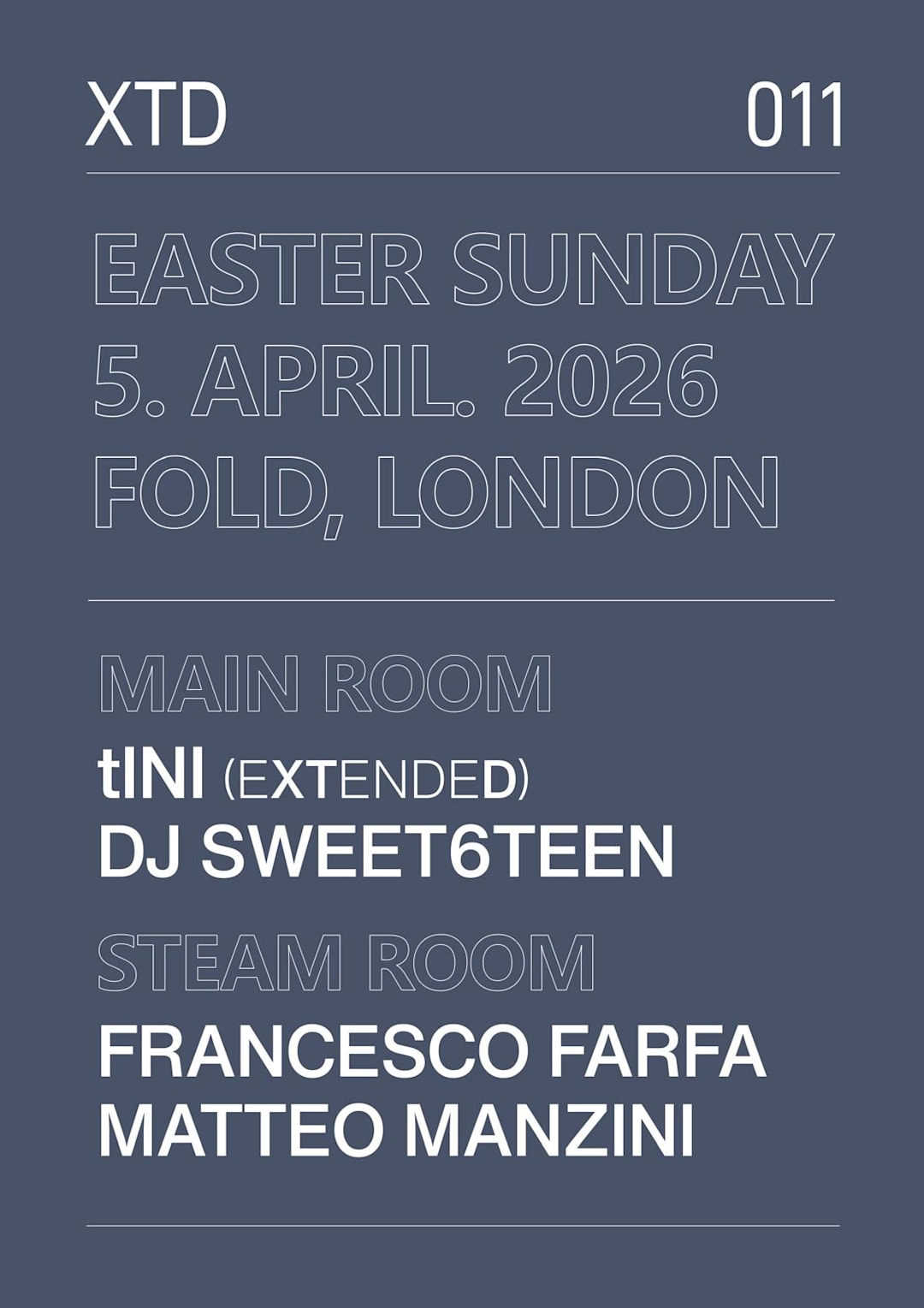 XTD - 011 - Easter Sunday - tINI, Francesco Farfa