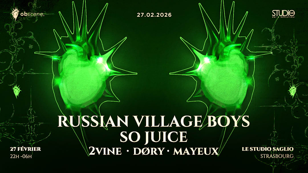 OBSCENE : RUSSIAN VILLAGE BOYS - SO JUICE - 2VINE - DØRY