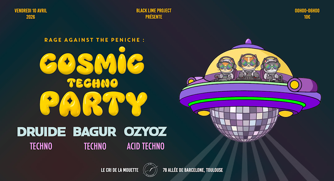 Rage Against The Péniche - Cosmic Techno Party III