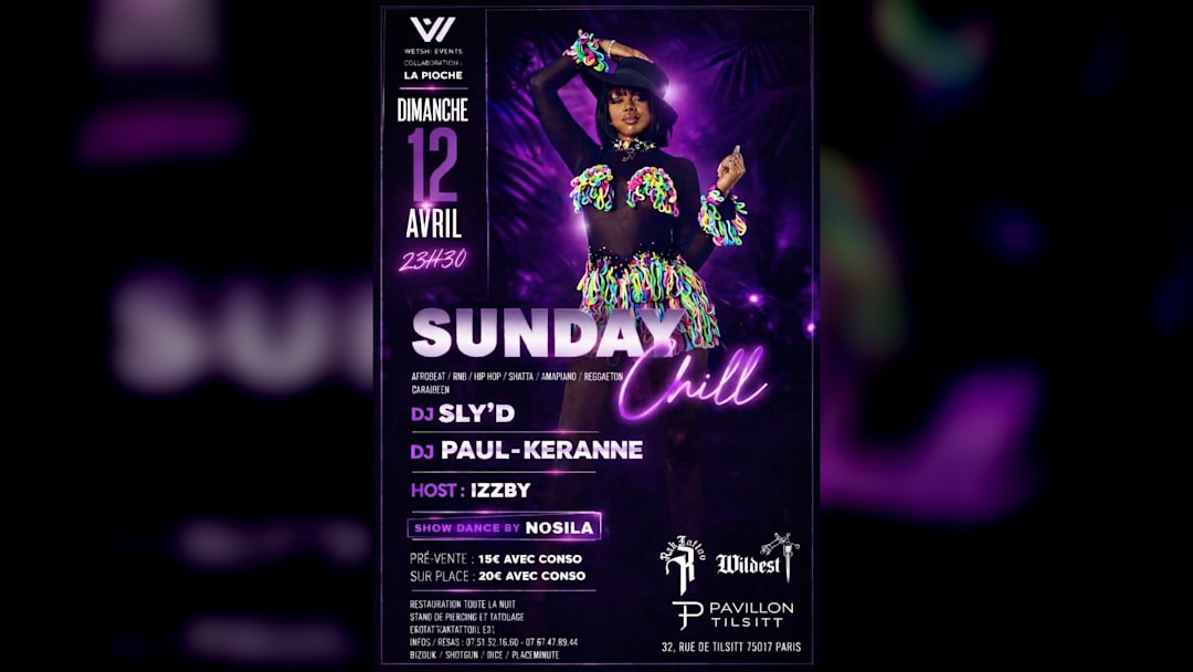 Offizielles Cover des Events SUNDAY CHILL