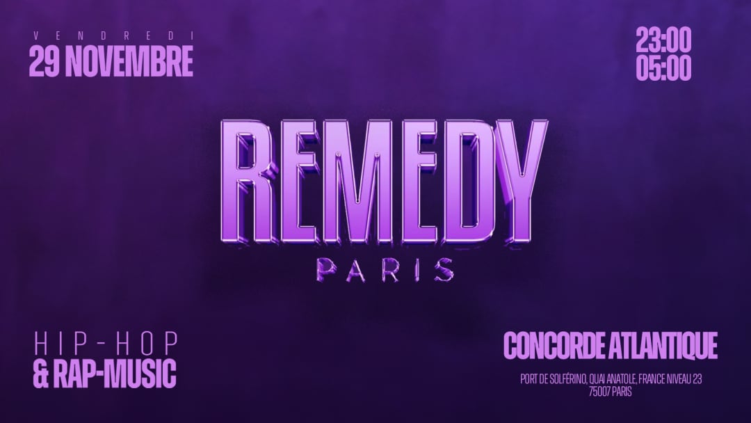 REMEDY PARIS | 29.11