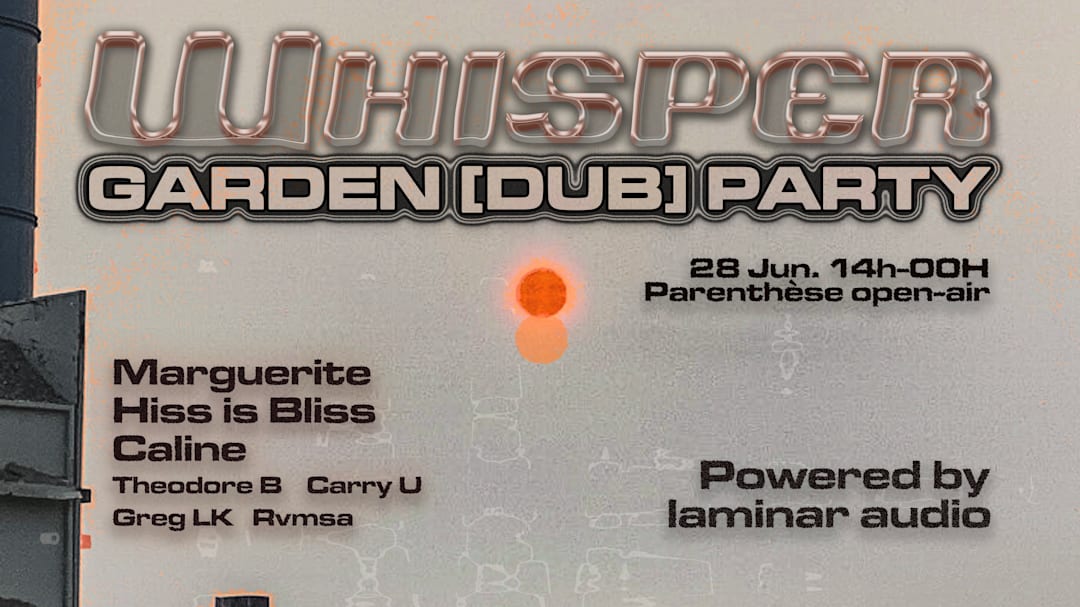 Poster for Whisper : garden dub party