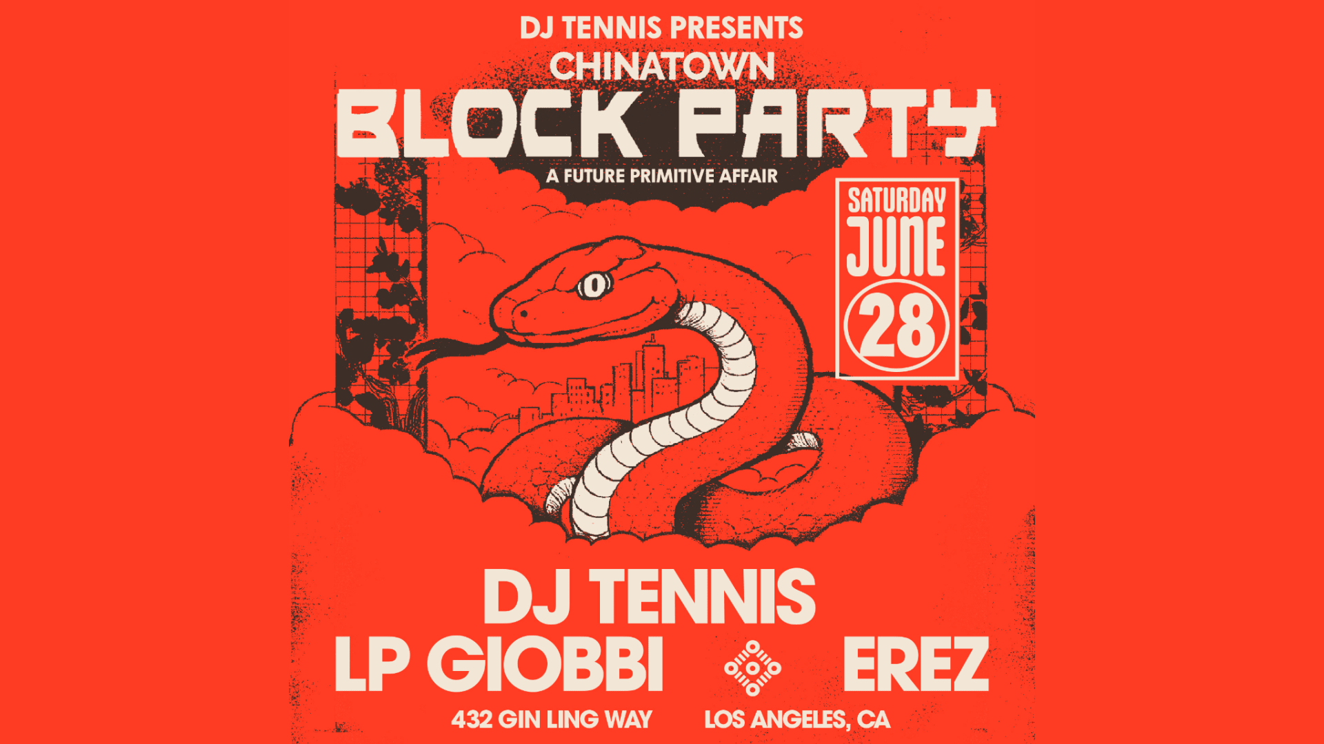 Dj Tennis Chinatown Block Party, Los Angeles · Shotgun Tickets