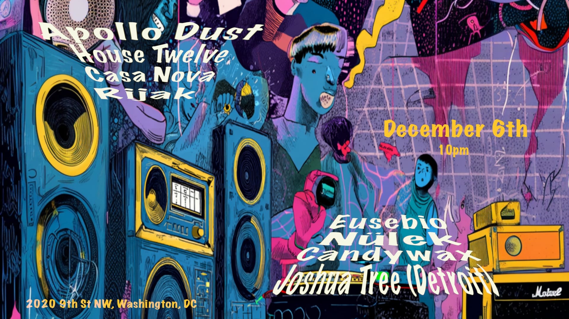 2 Floors : House/Techno. 8 Djs, Washington · Shotgun Tickets