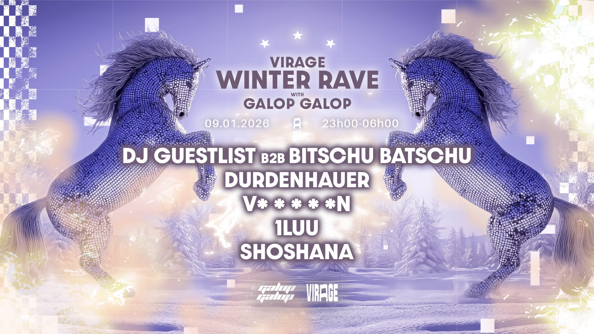 VIRAGE WINTER RAVE x GALOP GALOP