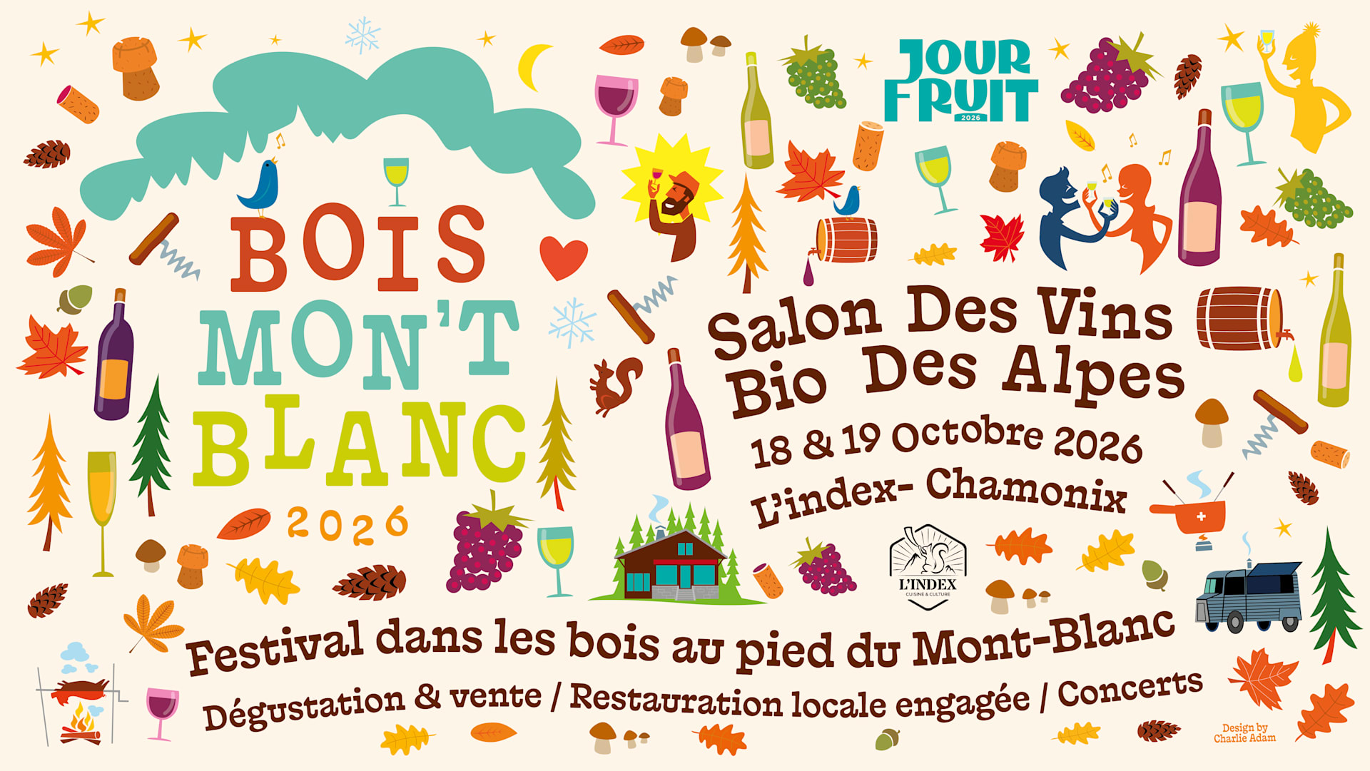 BOIS MON'T BLANC #2 by Jour Fruit // Salon des Vins Bio