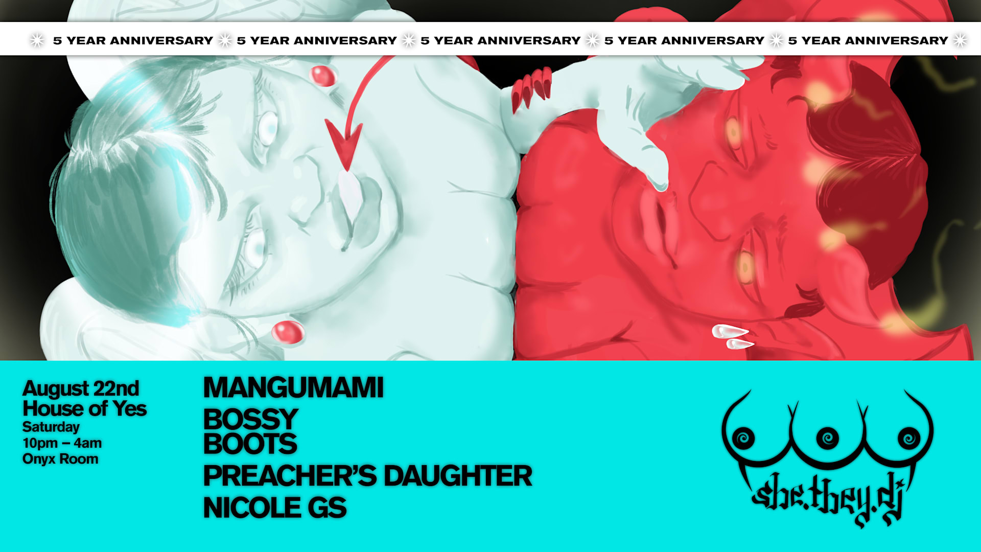 5 Years Of She.They.Dj / Demon Time