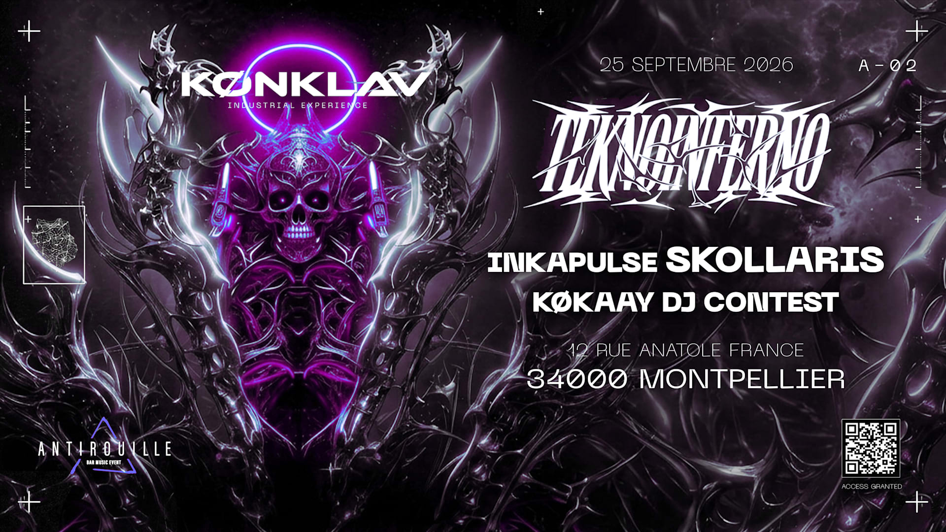 Tekno Inferno @Antirouille 25.09.26