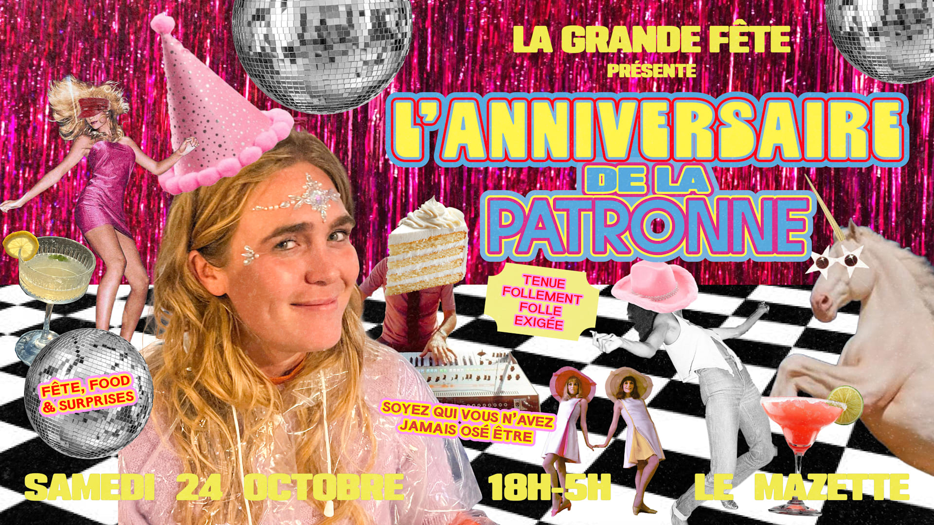 LA GRANDE FÊTE POUR L'ANNIVERSAIRE DE LA PATRONNE !