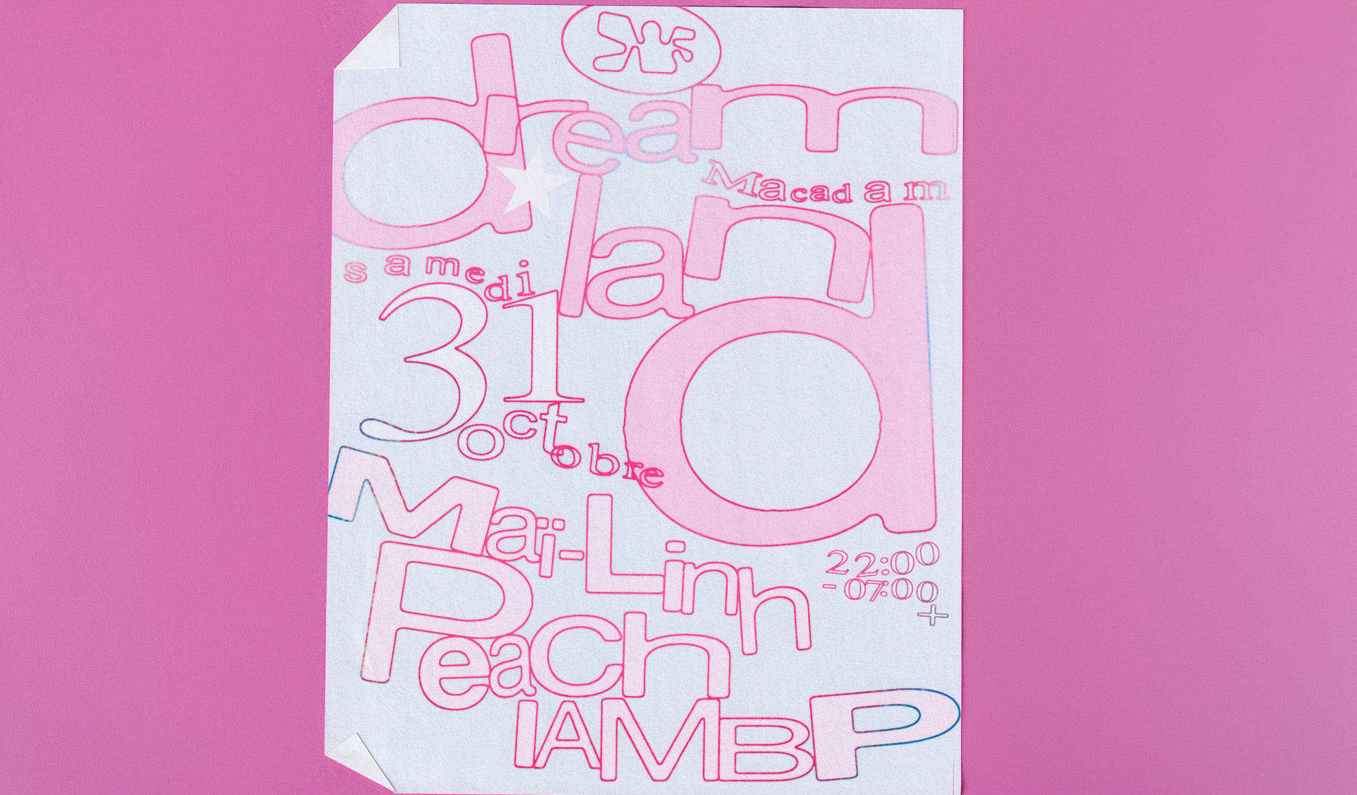 MACADAM x DREAMLAND • Peach ~ IAMBPM ~ Maï-Linh